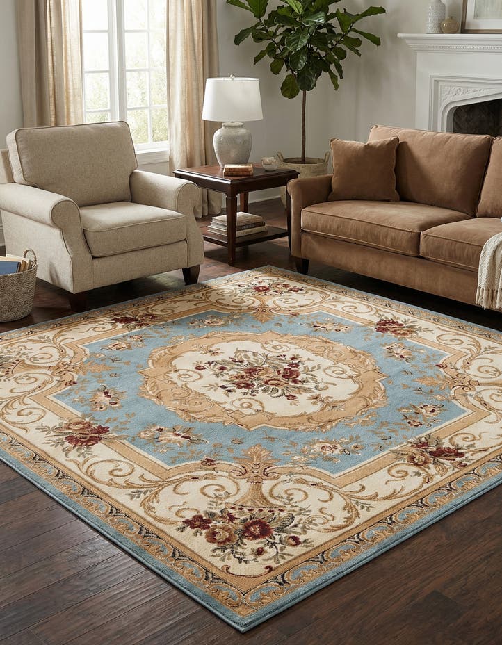 7' 10 x 7' 10 Chateau Square Rug
