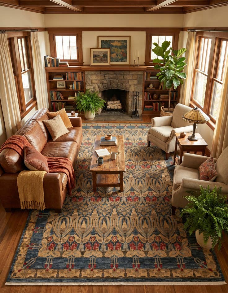 Detail image of 10' 8 x 16' 5 Kensington Rug