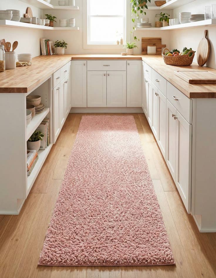 Detail image of 2' 7 x 10' Zermatt Shag Runner Rug