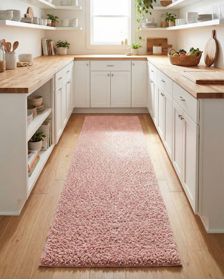 Detail image of 2' 7 x 10' Zermatt Shag Runner Rug