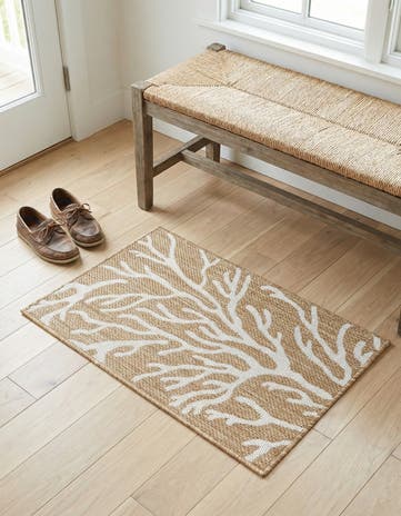 2' x 3' Easy-Clean Coastal Indoor / Outdoor Rug