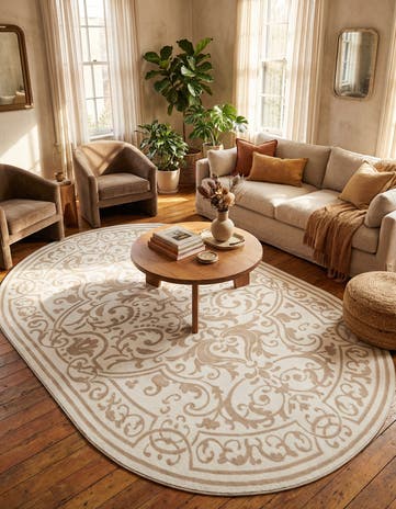 7' x 10' Hermitage Oval Rug