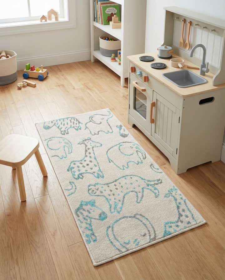 65cm x 120cm Animals Whimsy Kids Läufer Teppich