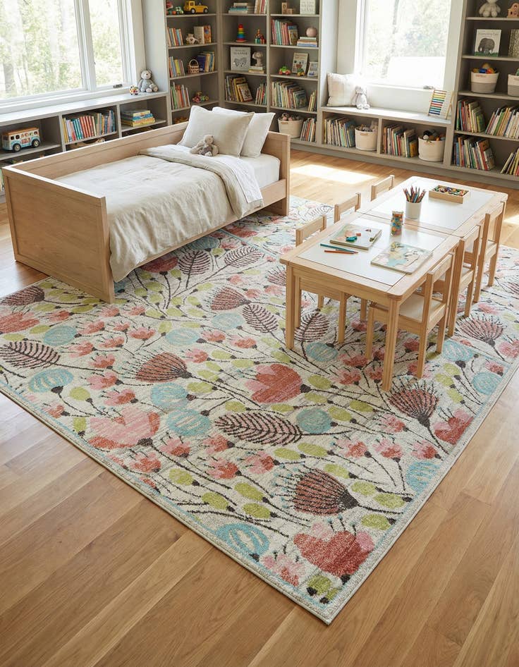 Detail image of 7' 10 x 11' Whimsy Kids Rug