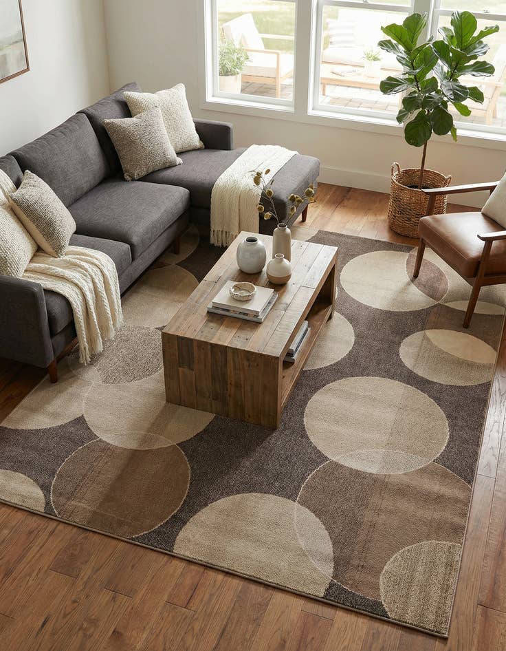 Detail image of 8' x 10' Washable Theia Rug