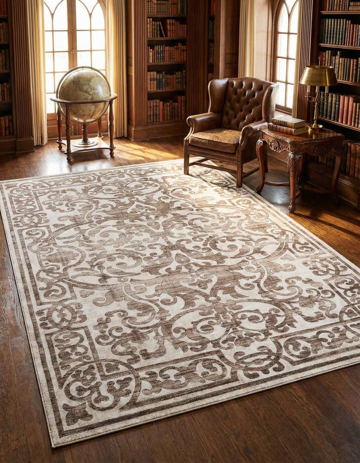 Detail image of 10' 8 x 14' Hermitage Rug