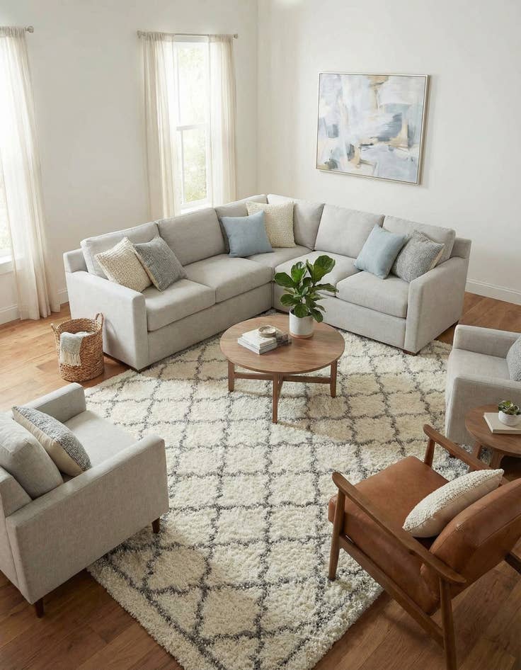 Detail image of 9' x 12' Infinity Shag Rug