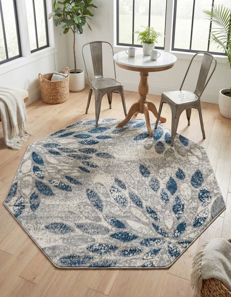 Detail image of  6' x 6' Charleston Octagon Rug