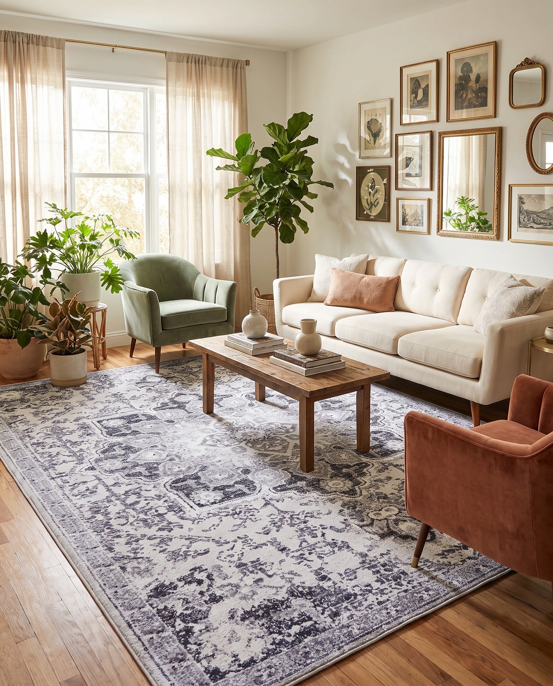 7' 10 x 11' Washable Francesca Rug