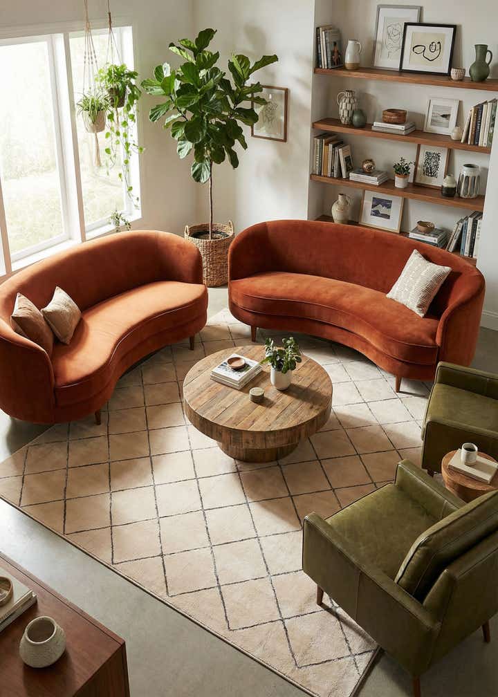 10' x 10' Vogue Geo Square Rug