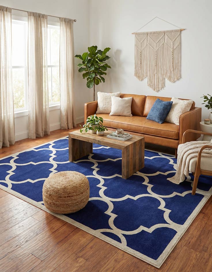 Detail image of 7' 10 x 11' Trellis Rug