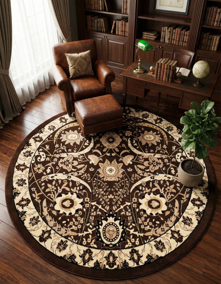 Detail image of 7' 10 x 7' 10 Neda Round Rug