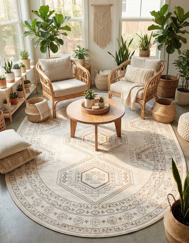 Detail image of 7' 10 x 10' Charlotte Oval Rug