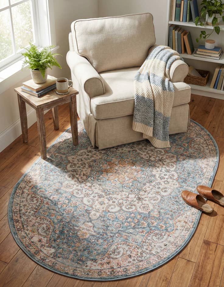 Detail image of 4' x 6' Newport Oval Rug