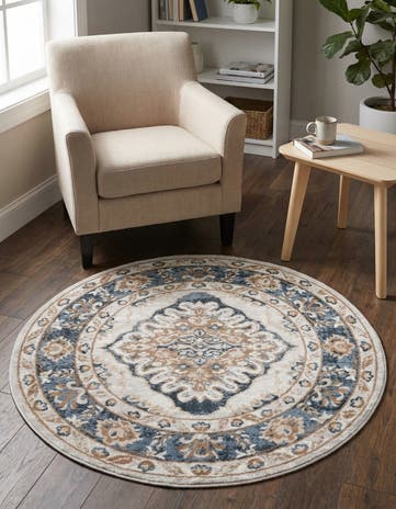 3' x 3' Oxford Round Rug