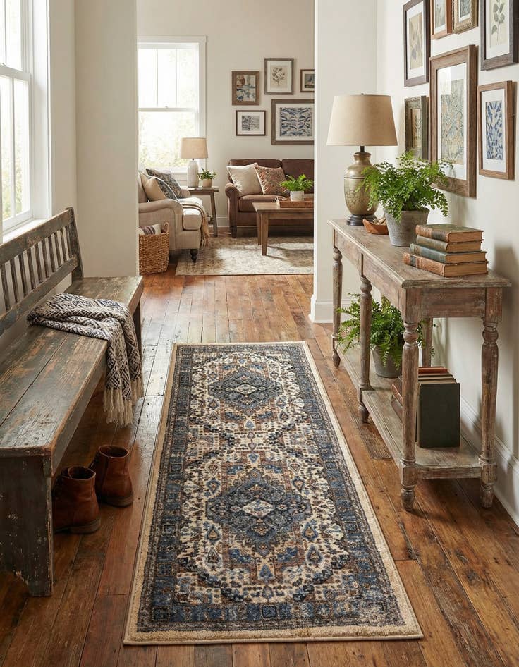 Detail image of 2' 2 x 5' Medina Runner Rug