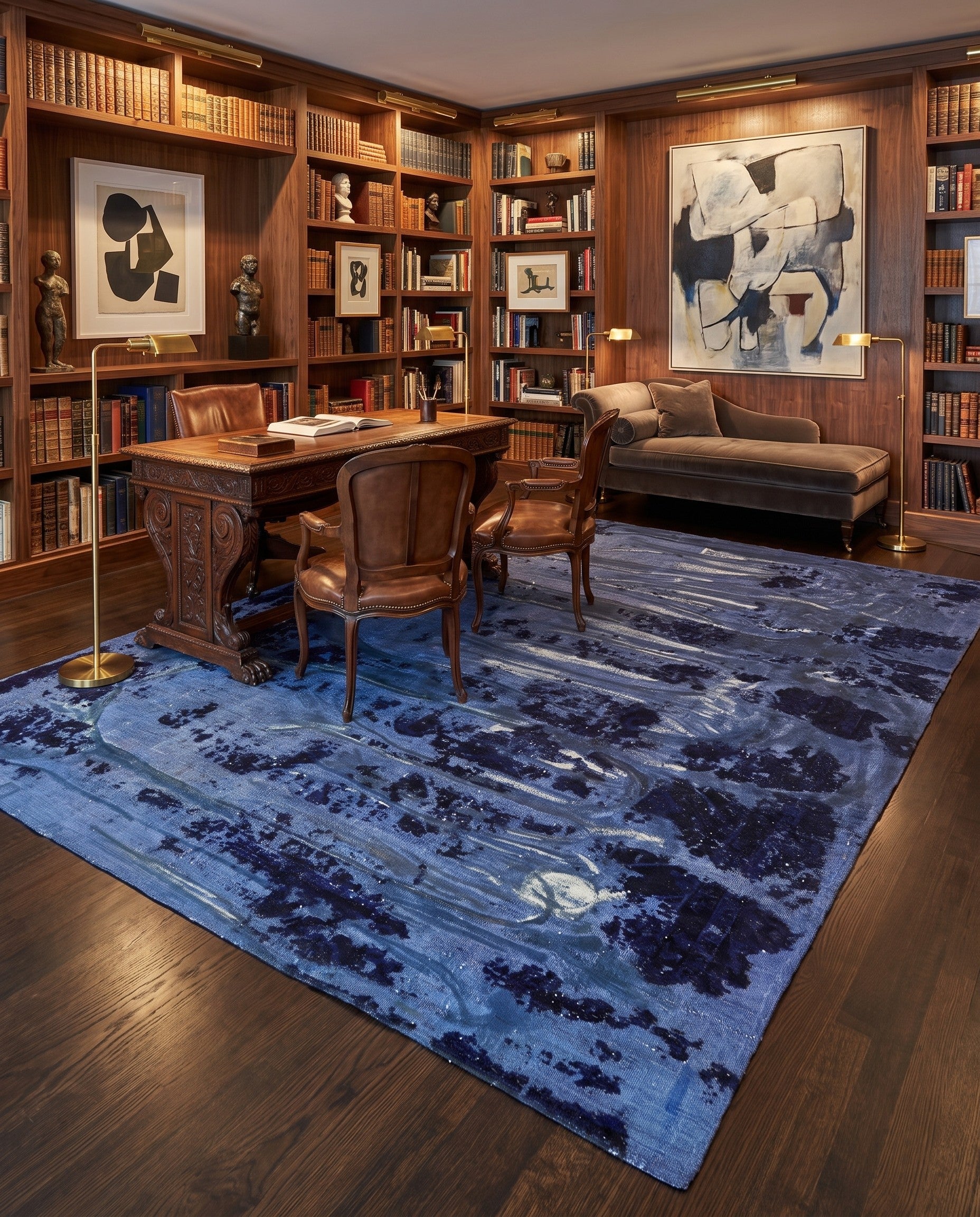 9' 5 x 11' 7 Hand Knotted Ultra Vintage Persian Wool Rug