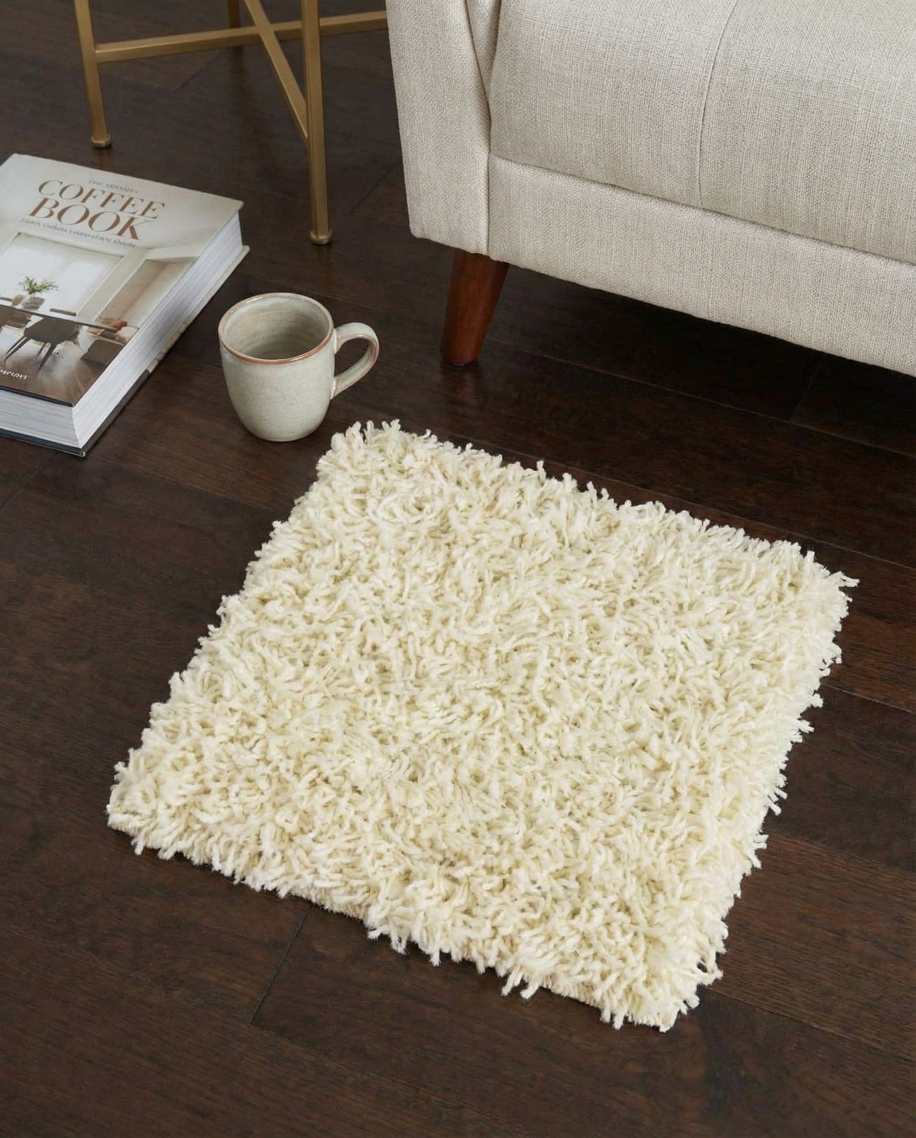 1' x 1' Solid Shag Sample Rug