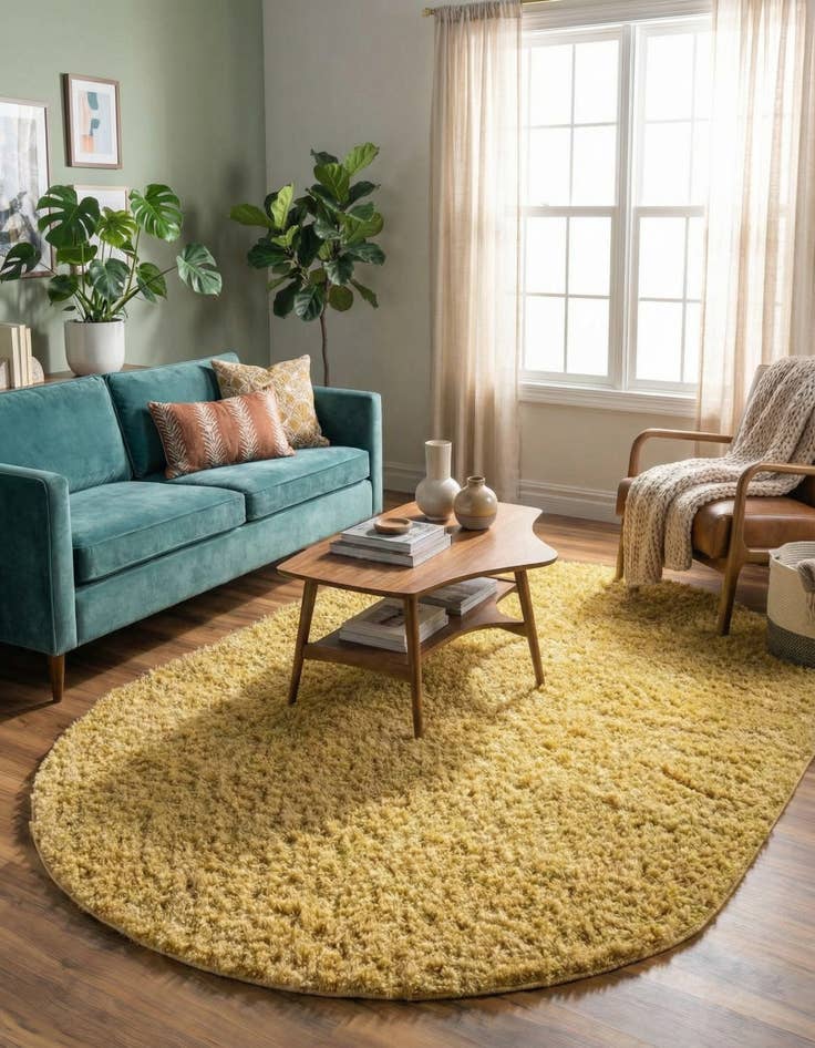 Detail image of 8' x 10' Everyday Shag Oval Rug