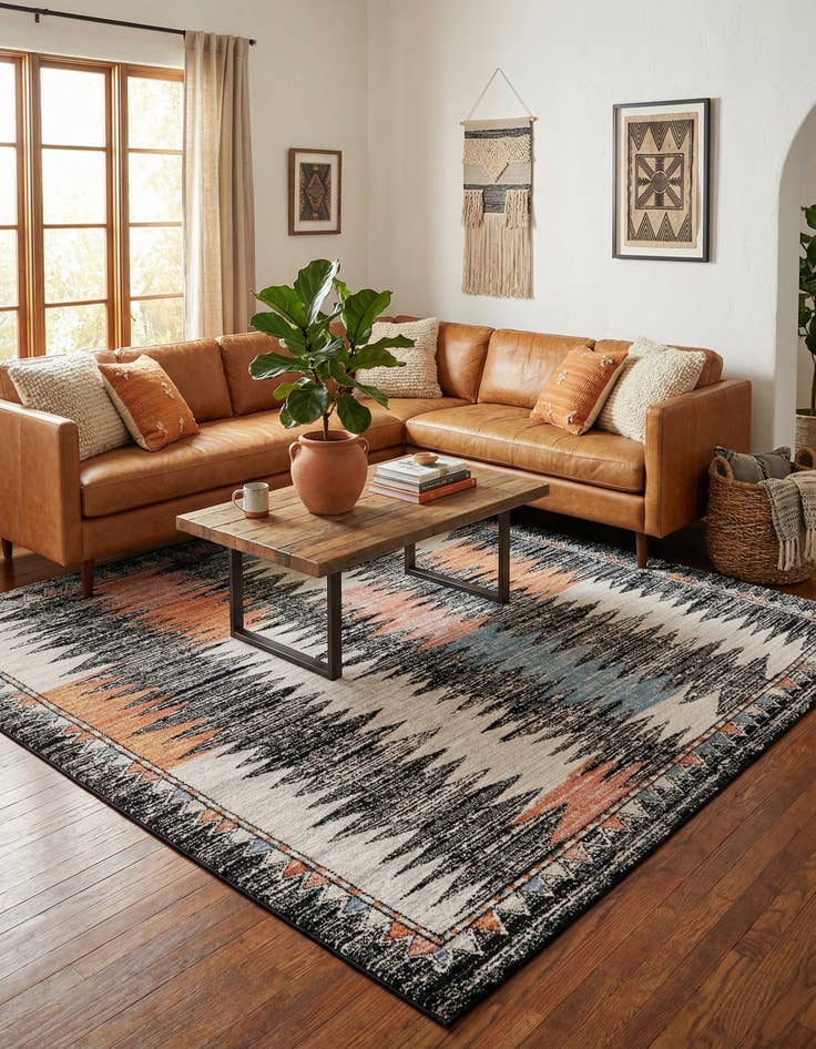 Detail image of 10' x 10' Aramis Square Rug