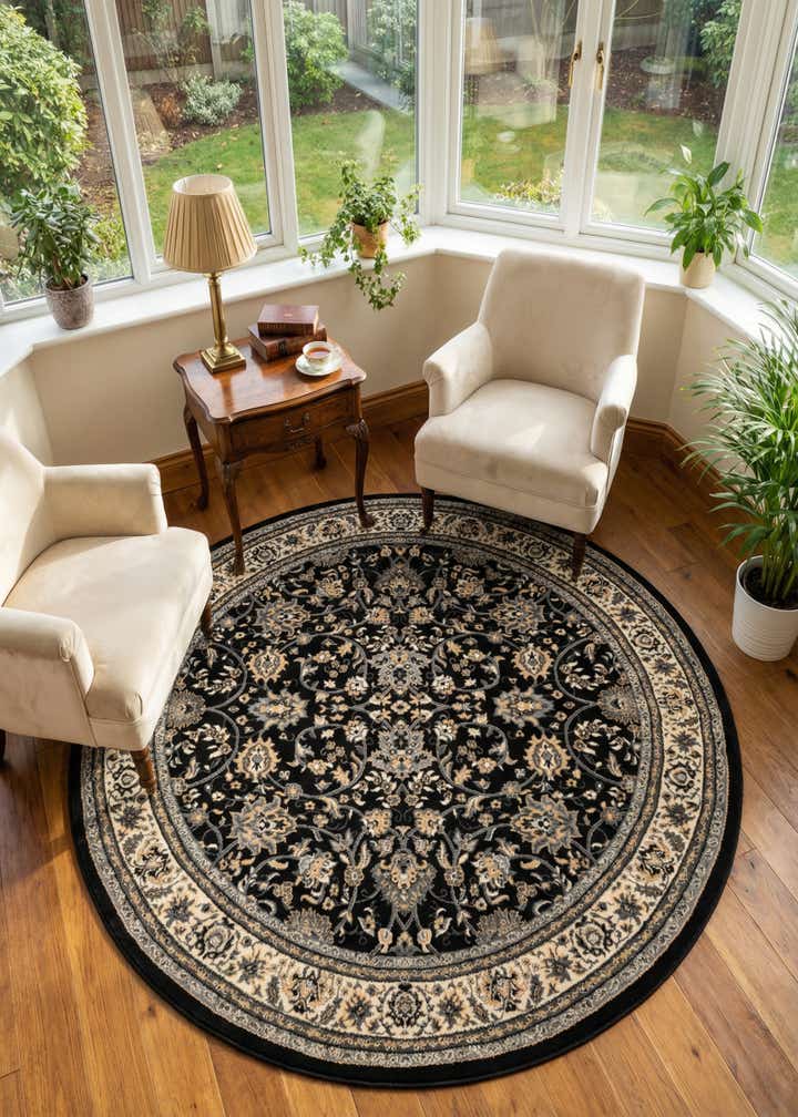 7' 10 x 7' 10 Yasmin Round Rug