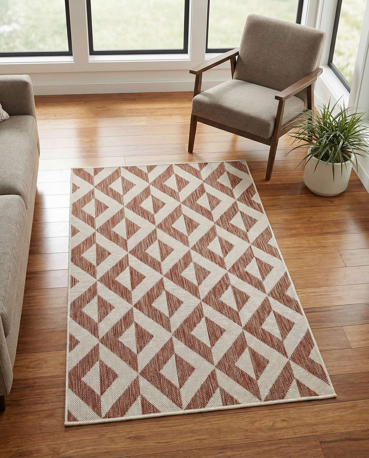 3' x 5' 3 Easy-Clean Jill Zarin Napa Indoor / Outdoor Rug