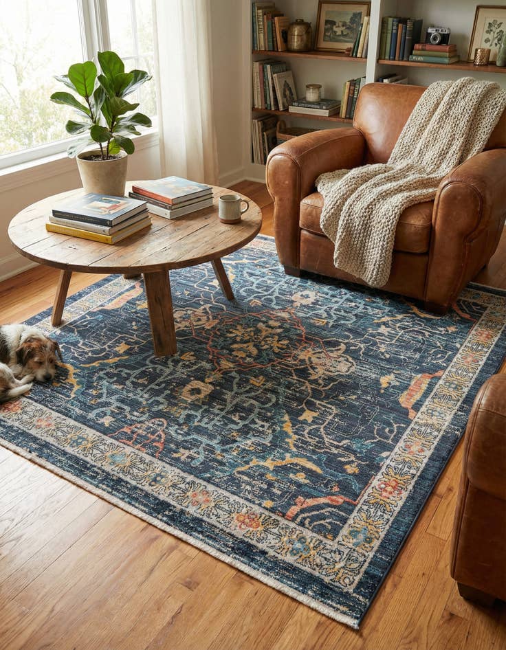 Detail image of 6' x 6' Lola Square Rug