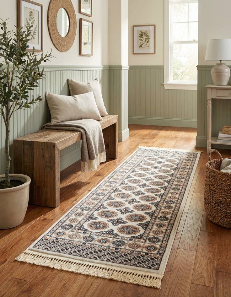 Detail image of 2' x 6' Bokhara Runner Rug