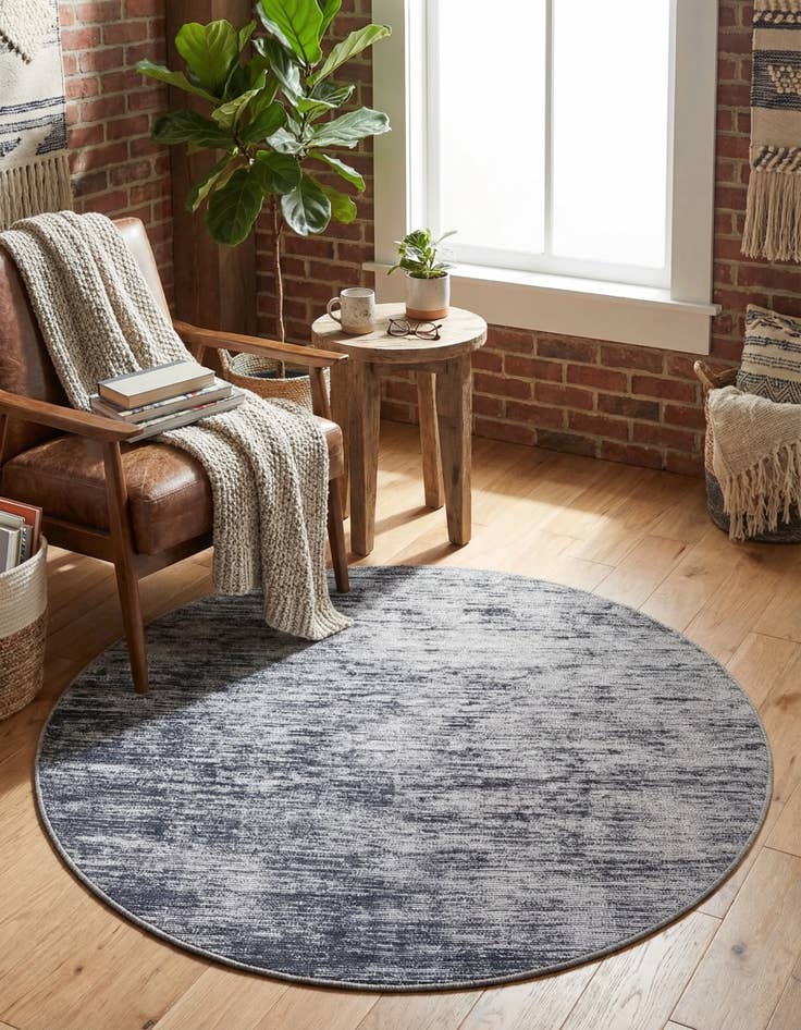 Detail image of  3' 6 x 3' 6 Asha Round Rug