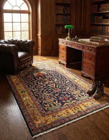 3' 1 x 4' 8 Tabriz Wool Rug