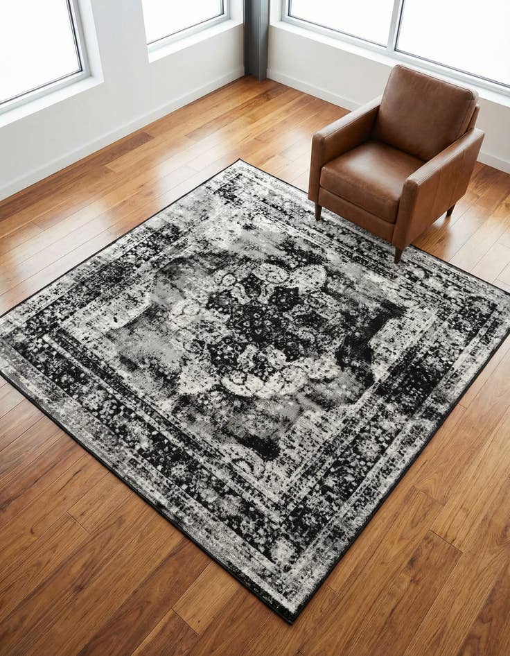 Detail image of 6' x 6' Monte Carlo Square Rug