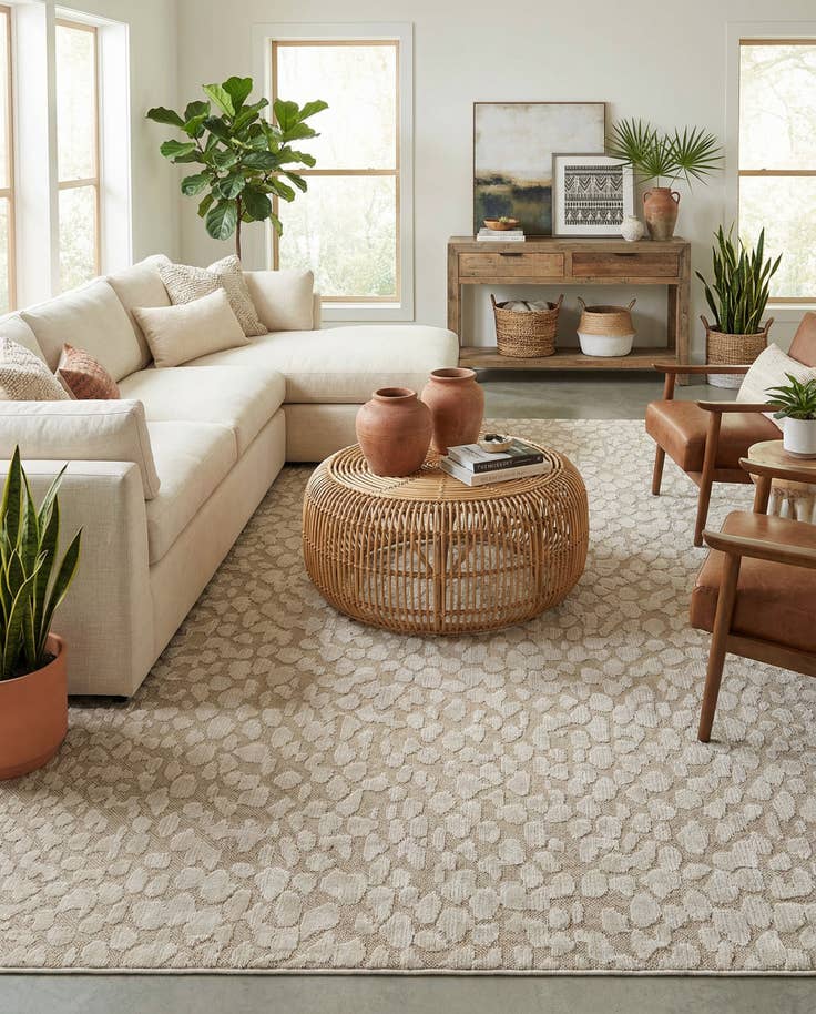 Detail image of 10' x 14' 1 Easy-Clean Safari Indoor / Outdoor Rug