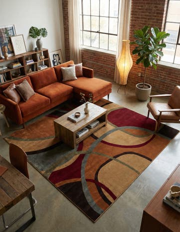 Cafe Square Rug