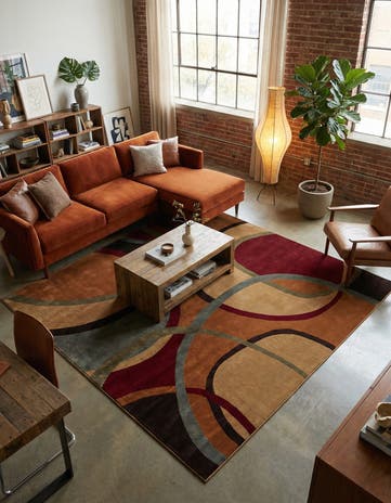 Cafe Square Rug