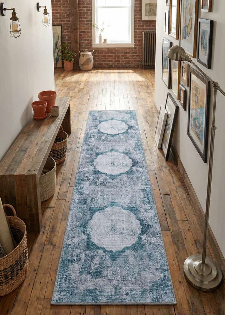 2' x 8' Washable Yara Runner Rug