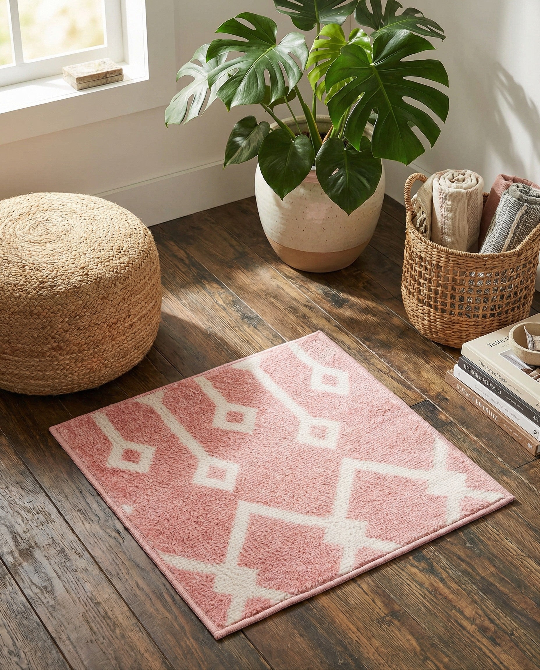 1' 4 x 1' 4 Bohemian Trellis Sample Rug