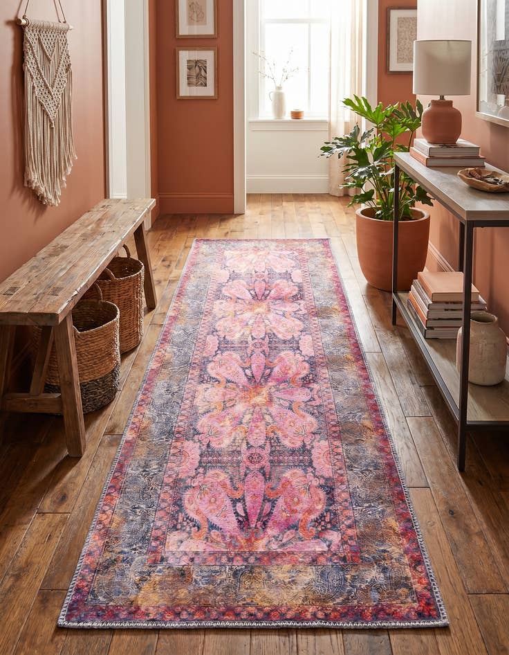 Detail image of 2' x 6' Washable Mangata Runner Rug