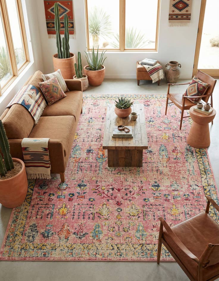 Detail image of 8' x 10' Washable El Paso Rug