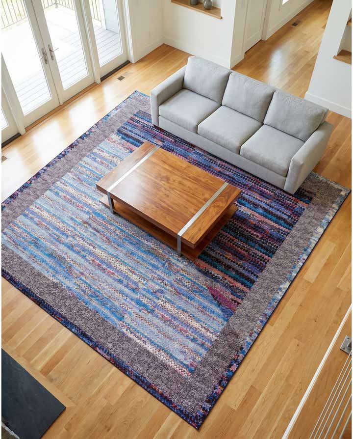 10' x 10' Easy-Clean Modern Indoor / Outdoor Square Rug