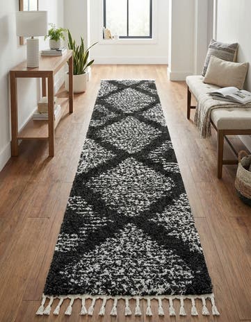 2' 7 x 12' Serenity Shag Runner Rug