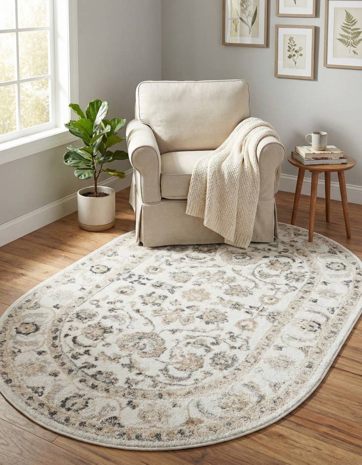 Detail image of 4' x 6' Aurelia Oval Rug