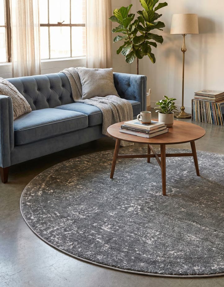 6' x 6' Monte Carlo Round Rug