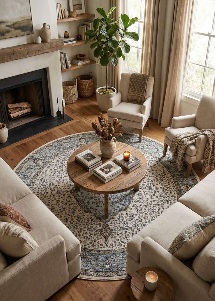 8' x 8' Nyla Round Rug