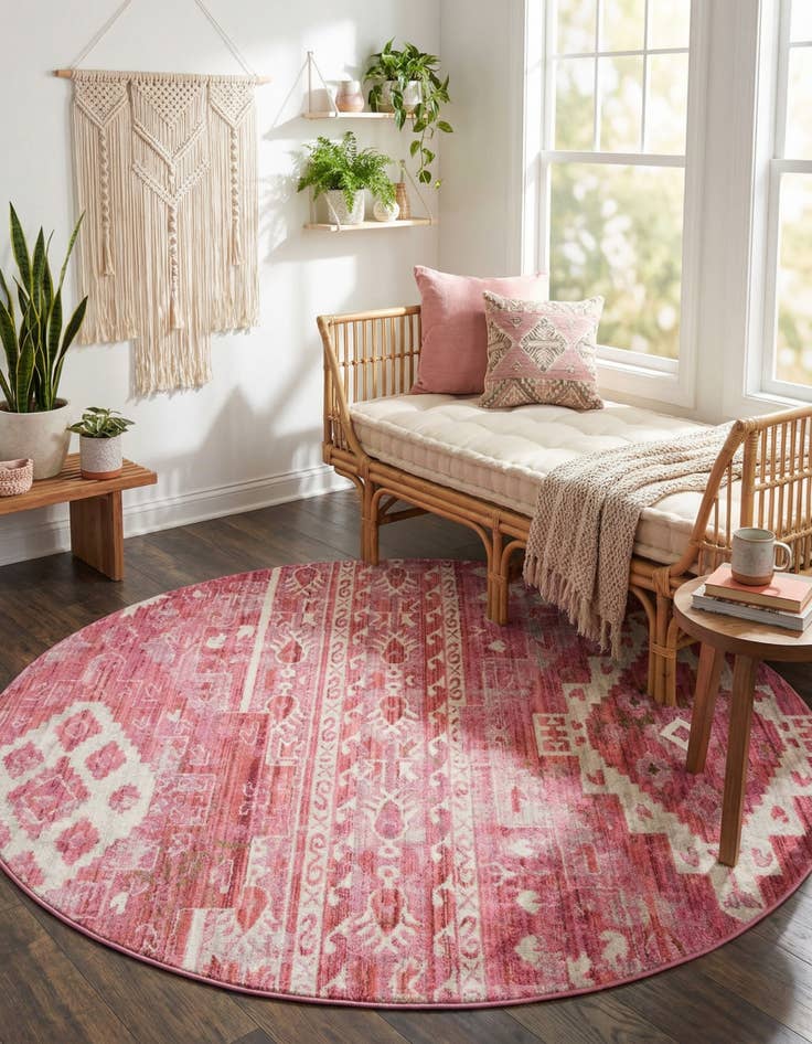 Detail image of 8' x 8' Madrid Round Rug