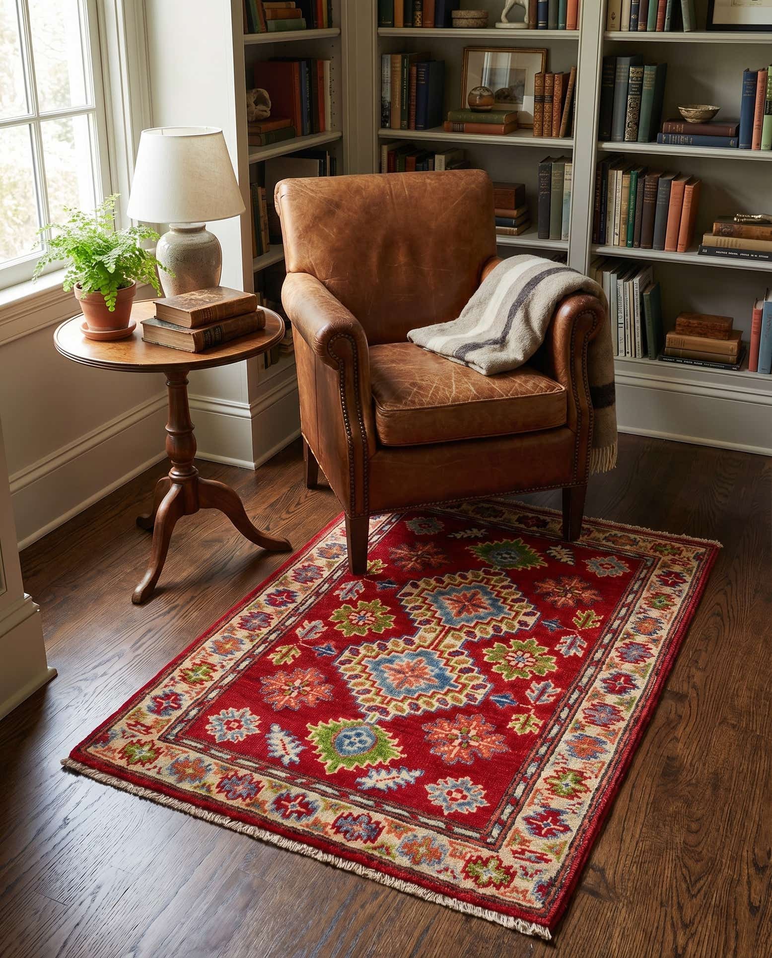 2' 1 x 2' 11 Hand Knotted Kazak Rug