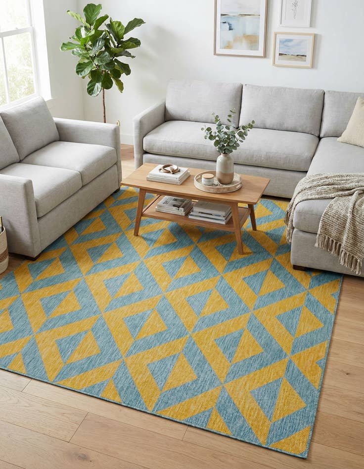 Detail image of 7' x 10'  Washable Jill Zarin Napa Indoor / Outdoor Rug