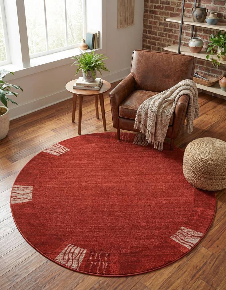 Detail image of 6' x 6' Angelica Round Rug