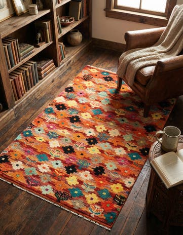 3' 2 x 4' 10 Hand Knotted Balouch Wool Rug