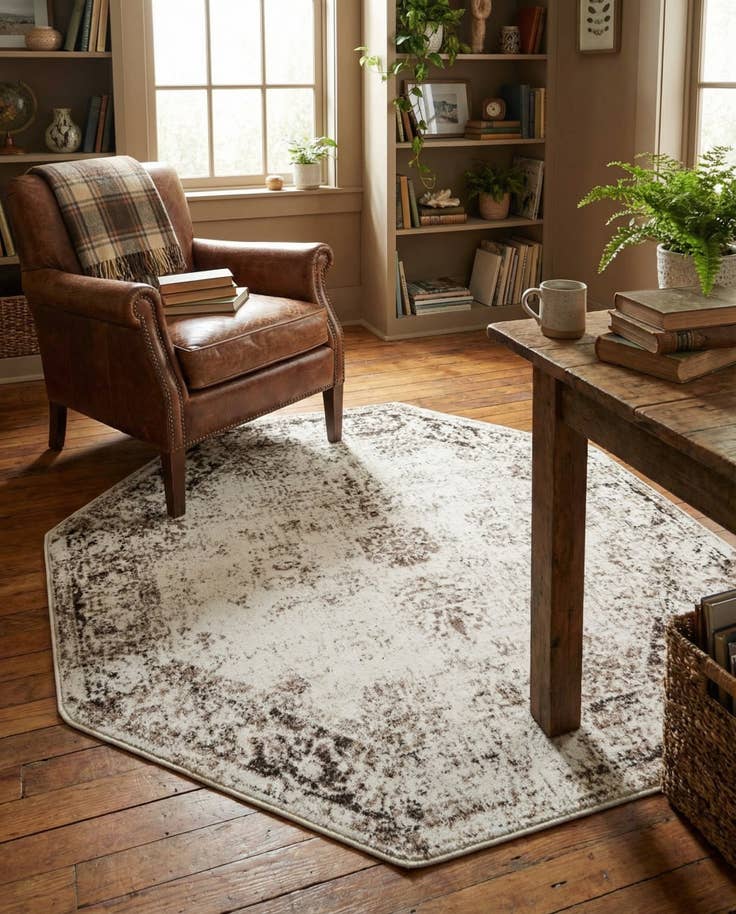 Detail image of 6' 1 x 6' 1 Monaco Octagon Rug