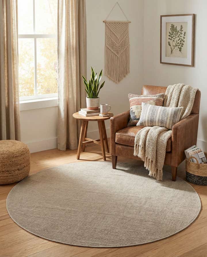 5' 3 x 5' 3 Tribeca Round Rug
